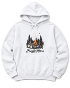 Fireside Hours Hoodie - White