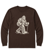 Bigfoot Day Hike Long Sleeve Shirt - Dark Chocolate