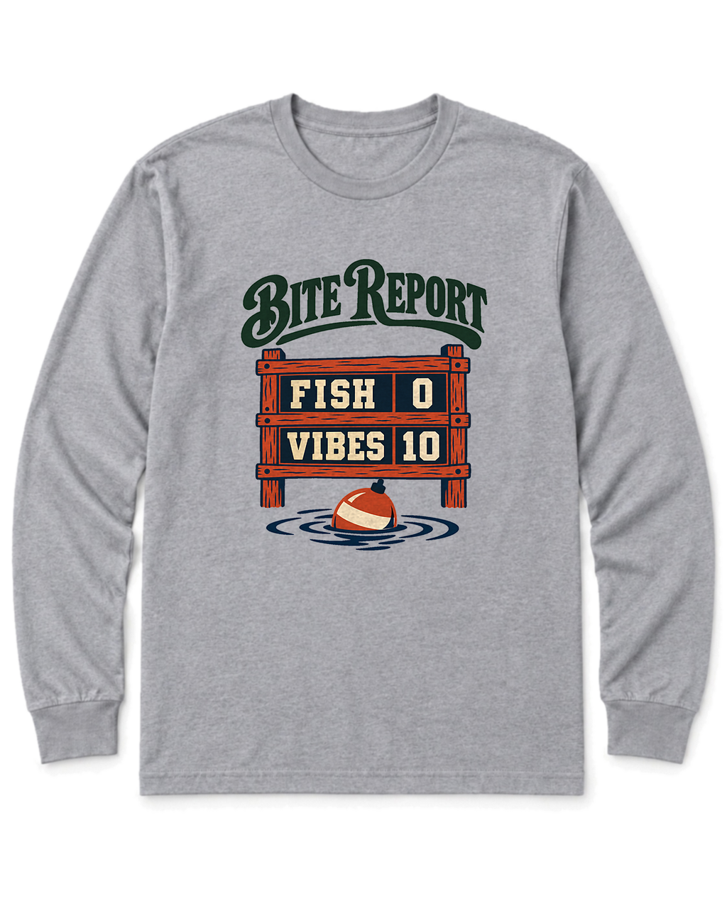 Bite Report Long Sleeve Shirt - Sport Grey