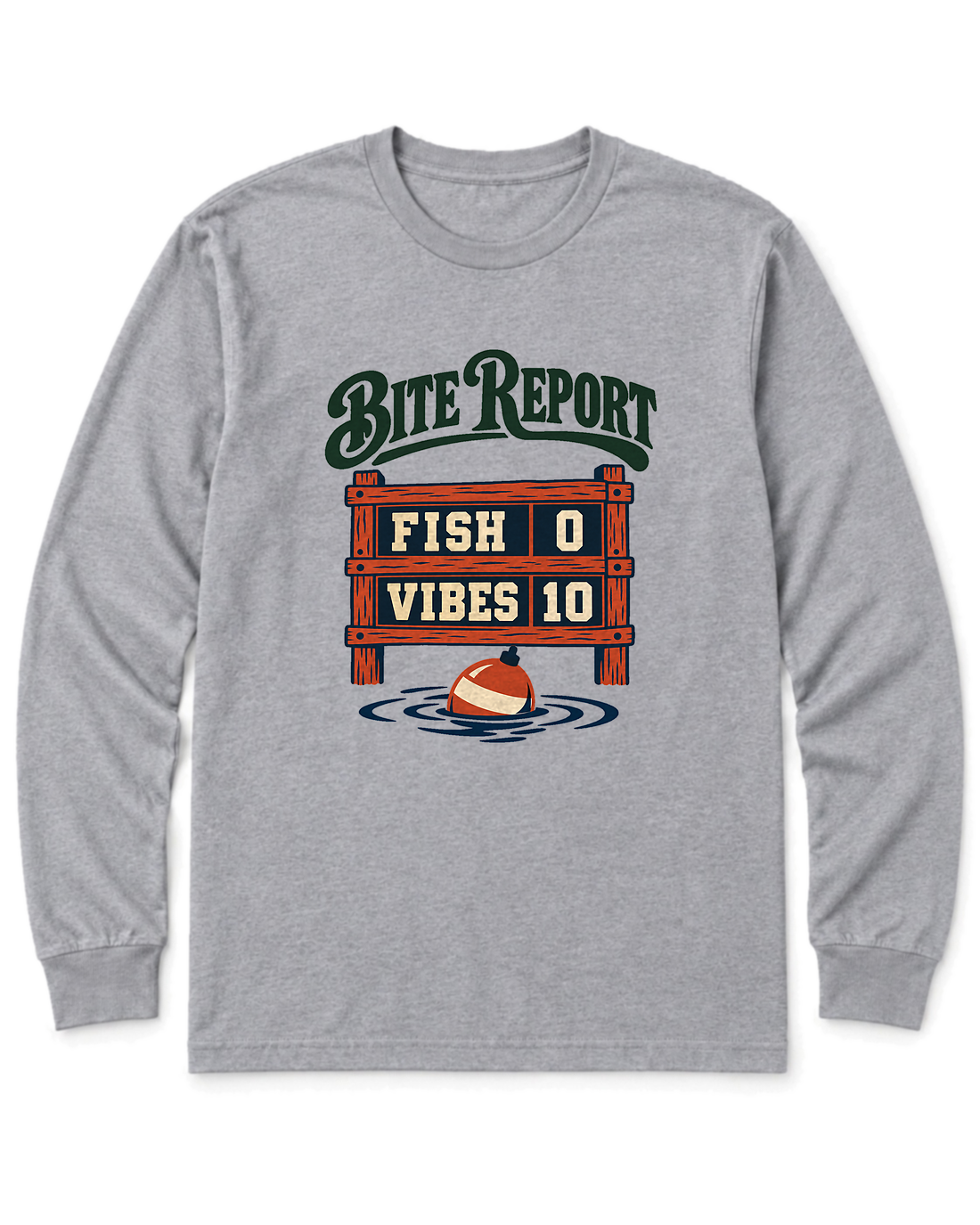 Bite Report Long Sleeve Shirt - Sport Grey