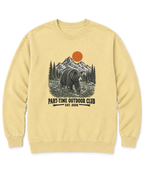 Outdoor Club Bear Sweatshirt - Butter