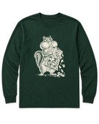 Trail Mix Bandit Long Sleeve Shirt - Forest Green