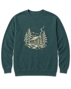 Cabin Glow Sweatshirt - Blue Spruce