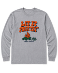 Lit It First Try Long Sleeve Shirt - Sport Grey