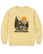 Fresh Air Required Sweatshirt - Butter