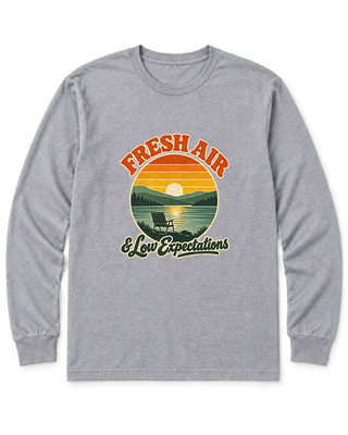 Fresh Air & Low Expectations Long Sleeve Shirt