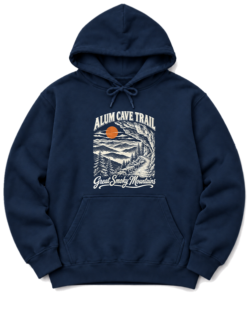 Alum Cave Trail Hoodie - Navy