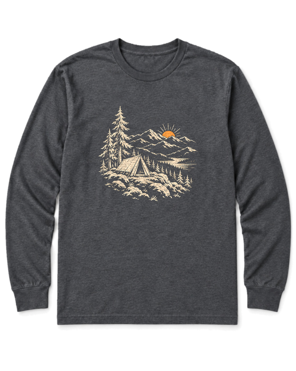 Summit Sunrise Long Sleeve Shirt - Dark Heather