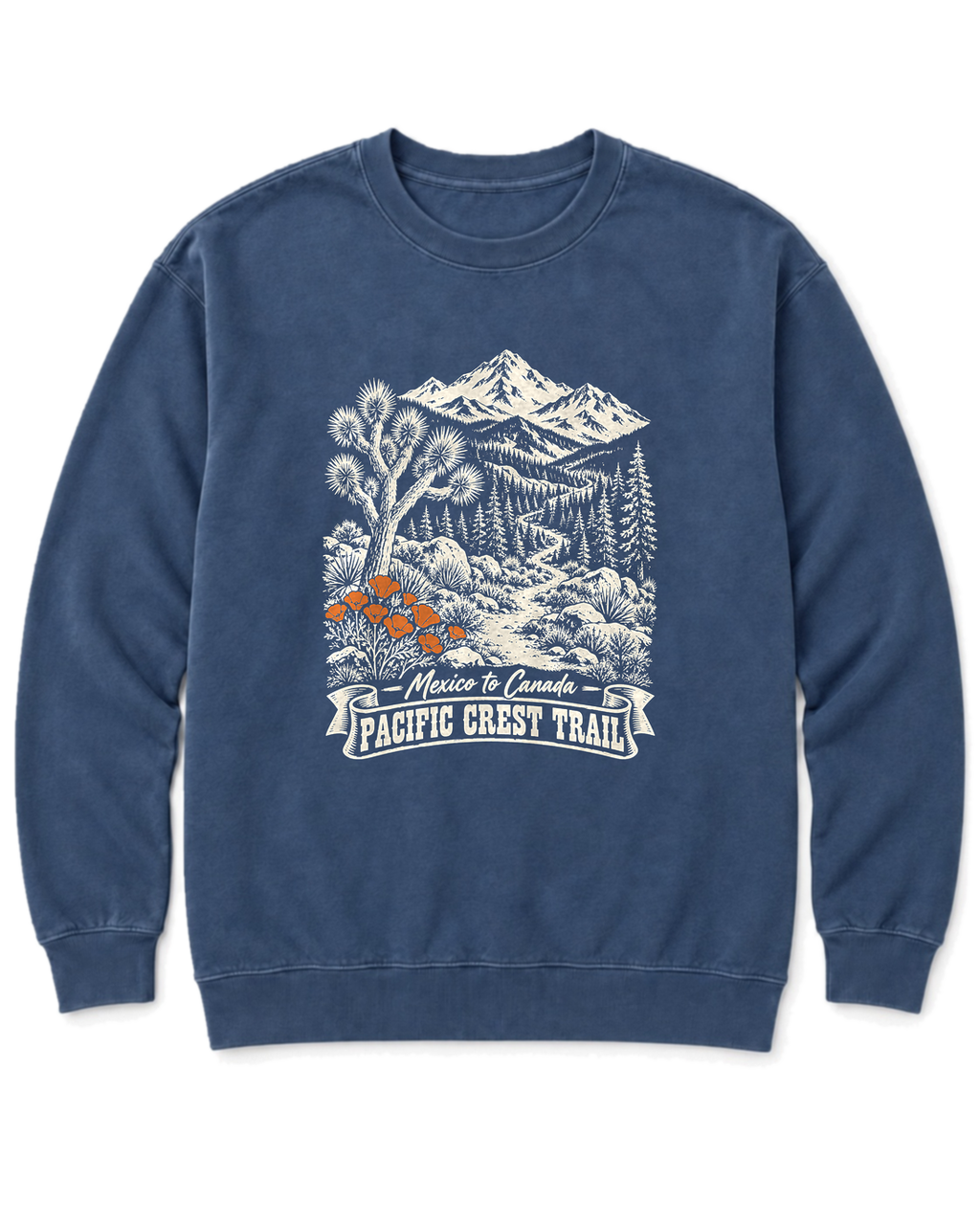 Pacific Crest Trail Sweatshirt - Denim