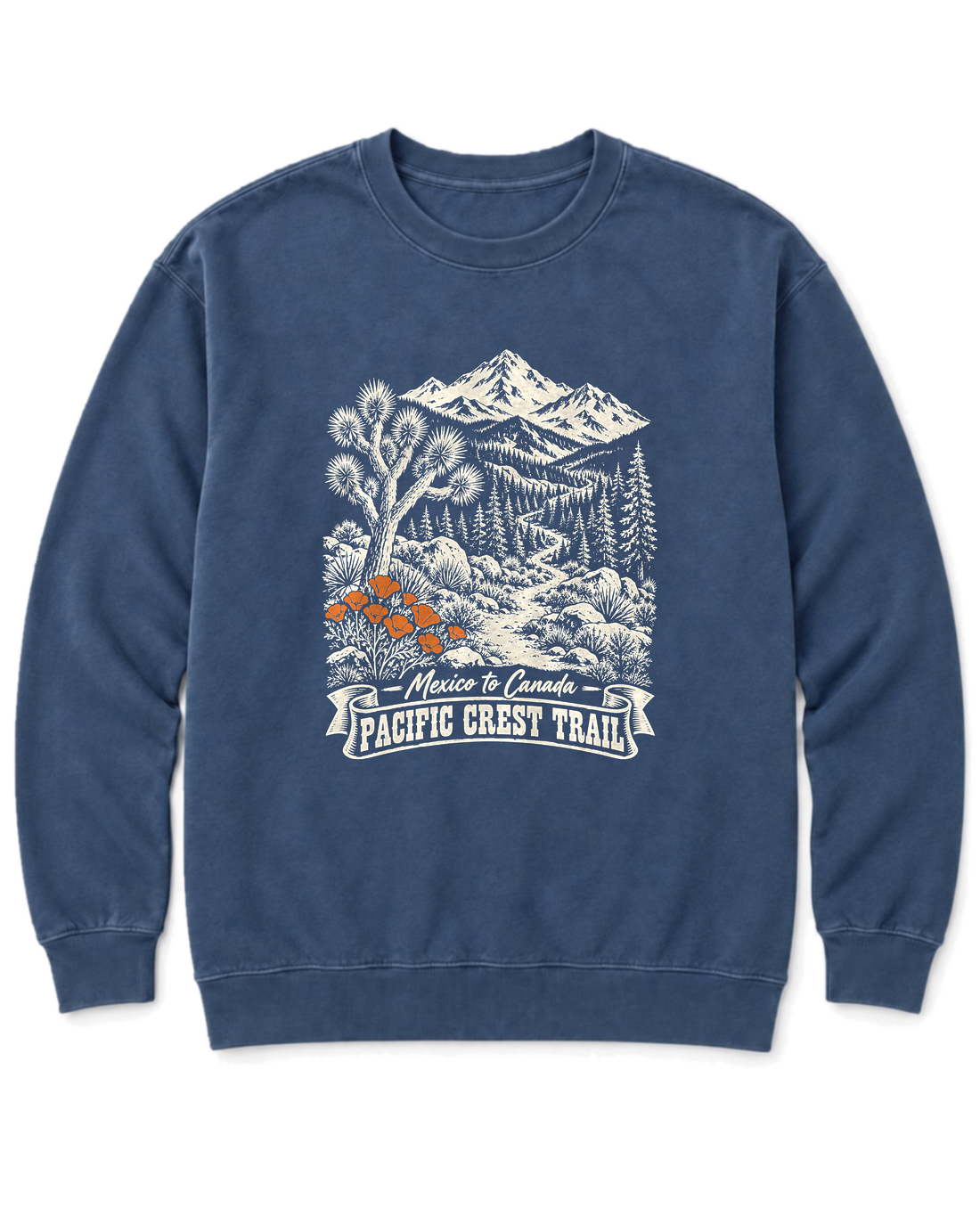 Pacific Crest Trail Sweatshirt - Denim