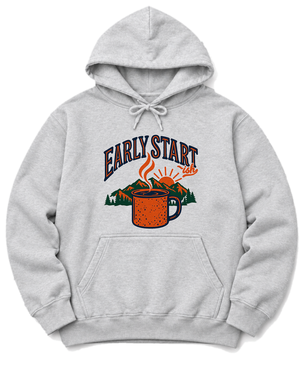 Early Start-ish Hoodie - Ash
