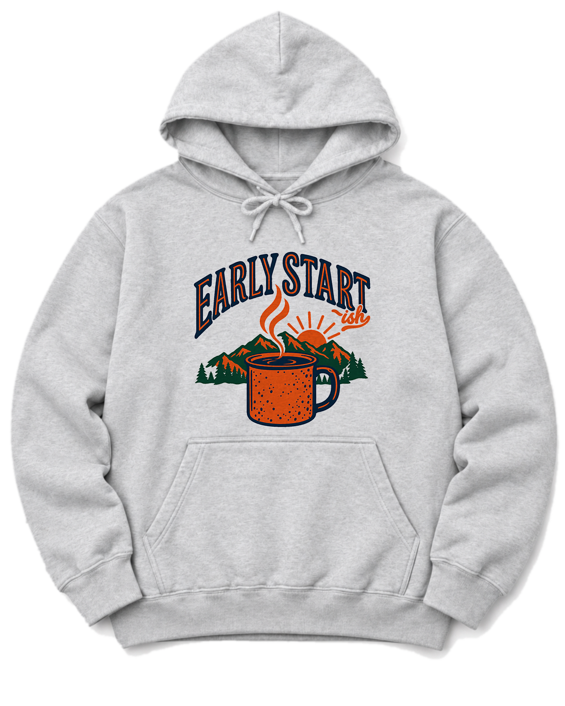 Early Start-ish Hoodie - Ash