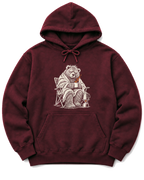 Not a Morning Bear Hoodie - Maroon