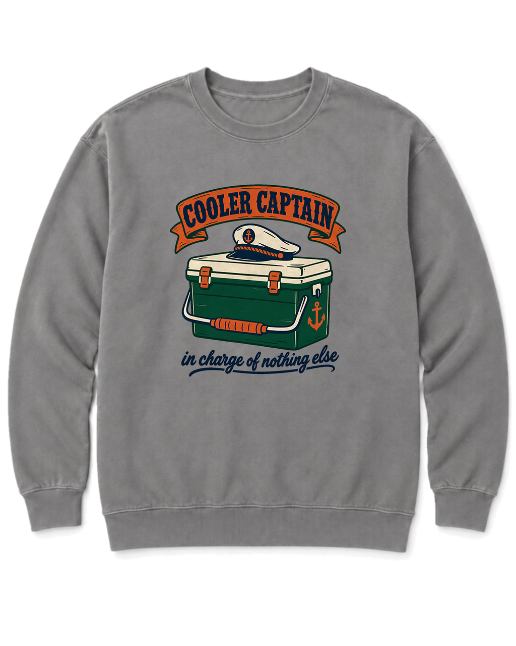 Cooler Captain Sweatshirt - Grey