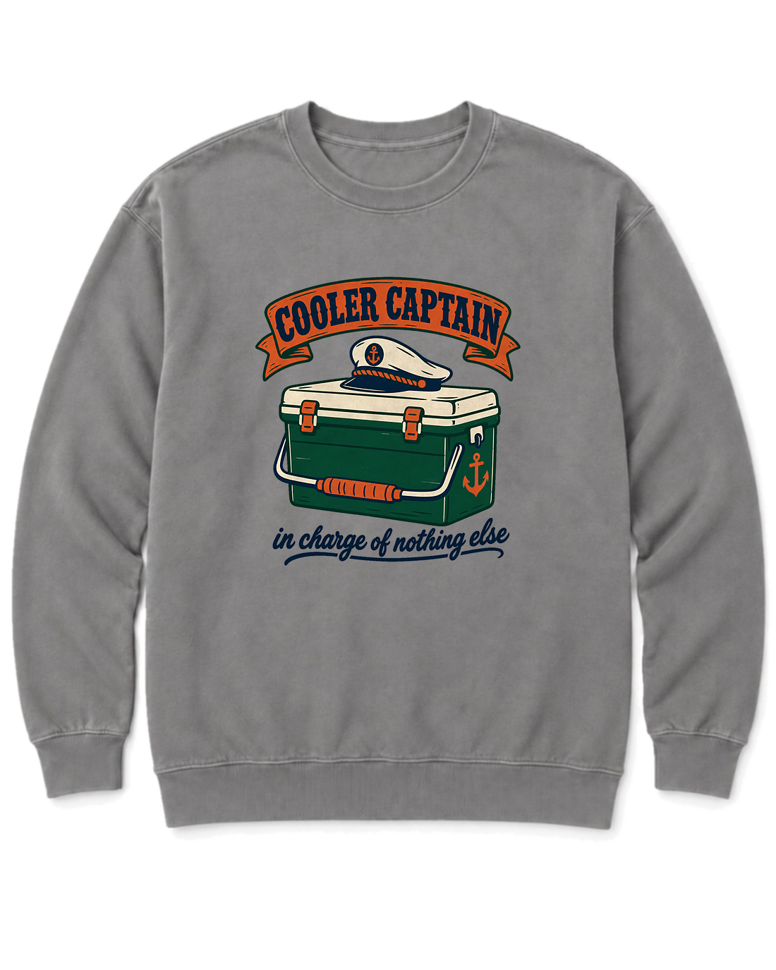 Cooler Captain Sweatshirt - Grey