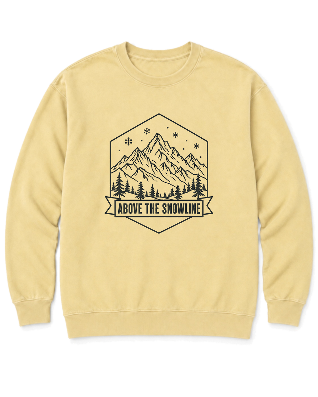 Above the Snowline Sweatshirt - Butter