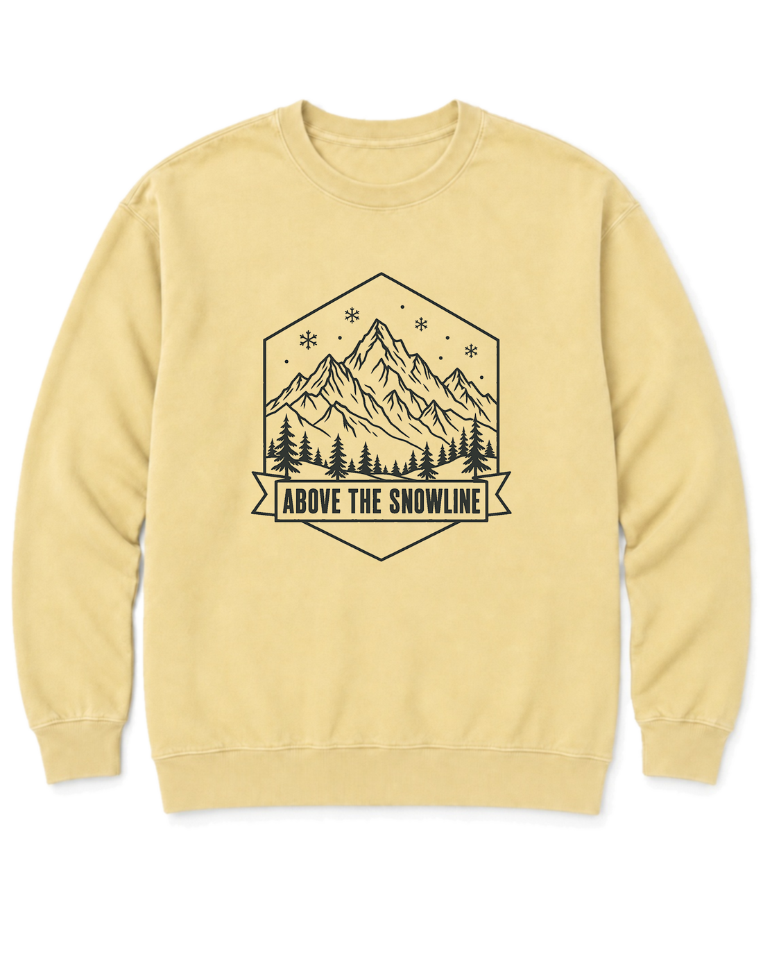 Above the Snowline Sweatshirt - Butter
