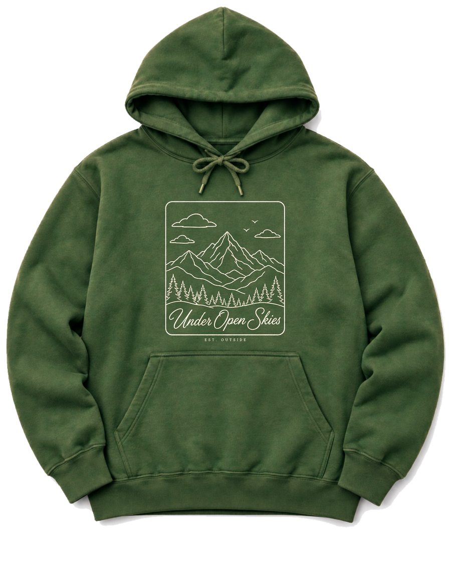 Under Open Skies Hoodie - Military Green