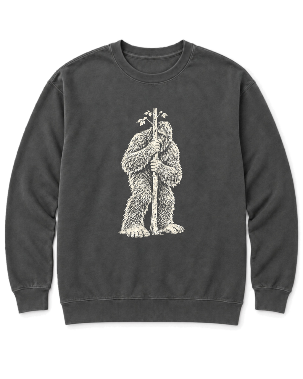 Bigfoot Hide and Seek Sweatshirt - Pepper