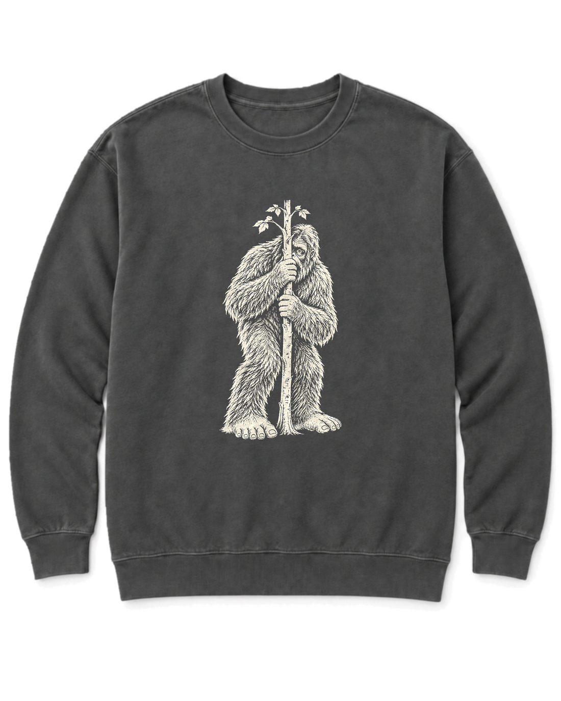 Bigfoot Hide and Seek Sweatshirt - Pepper