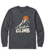 Worth the Climb Long Sleeve Shirt - Dark Heather