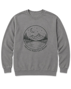 The Lake Keeps Late Hours Sweatshirt - Grey