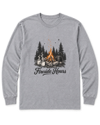 Fireside Hours Long Sleeve Shirt - Sport Grey
