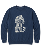 Bigfoot Photographer Sweatshirt - True Navy