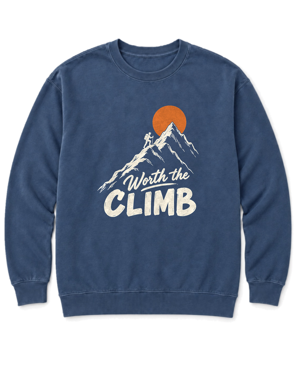 Worth the Climb Sweatshirt - Denim