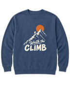Worth the Climb Sweatshirt - Denim
