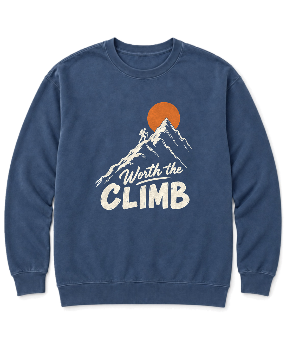 Worth the Climb Sweatshirt - Denim