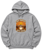 Sun-Powered, Coffee-Assisted Hoodie - Sport Grey