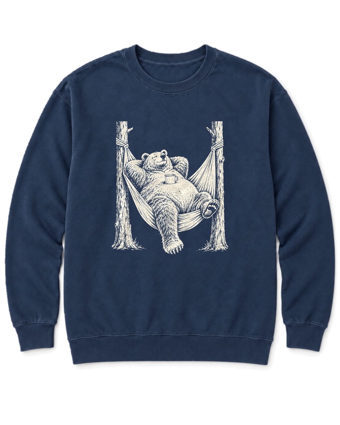 Hammock Grizzly Sweatshirt - True Navy