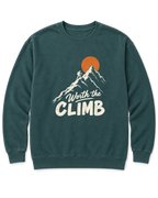 Worth the Climb Sweatshirt - Blue Spruce