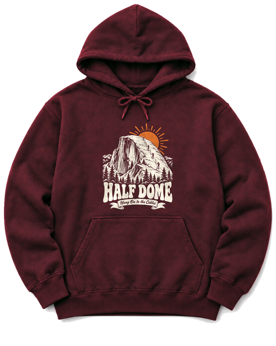 Half Dome Hoodie - Maroon