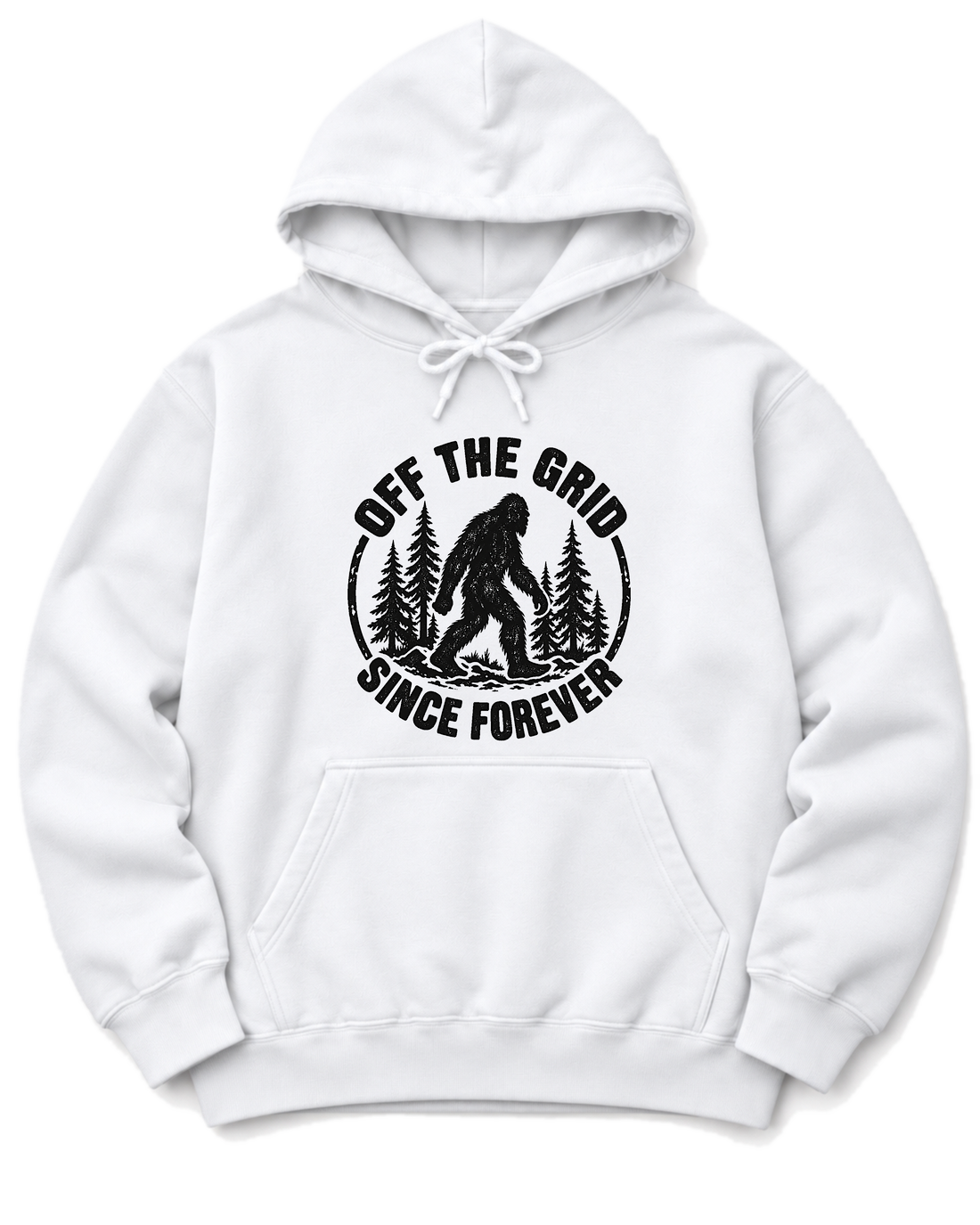 Off the Grid Since Forever Hoodie - White