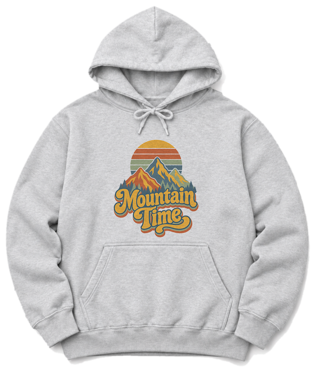 Mountain Time Hoodie - Ash