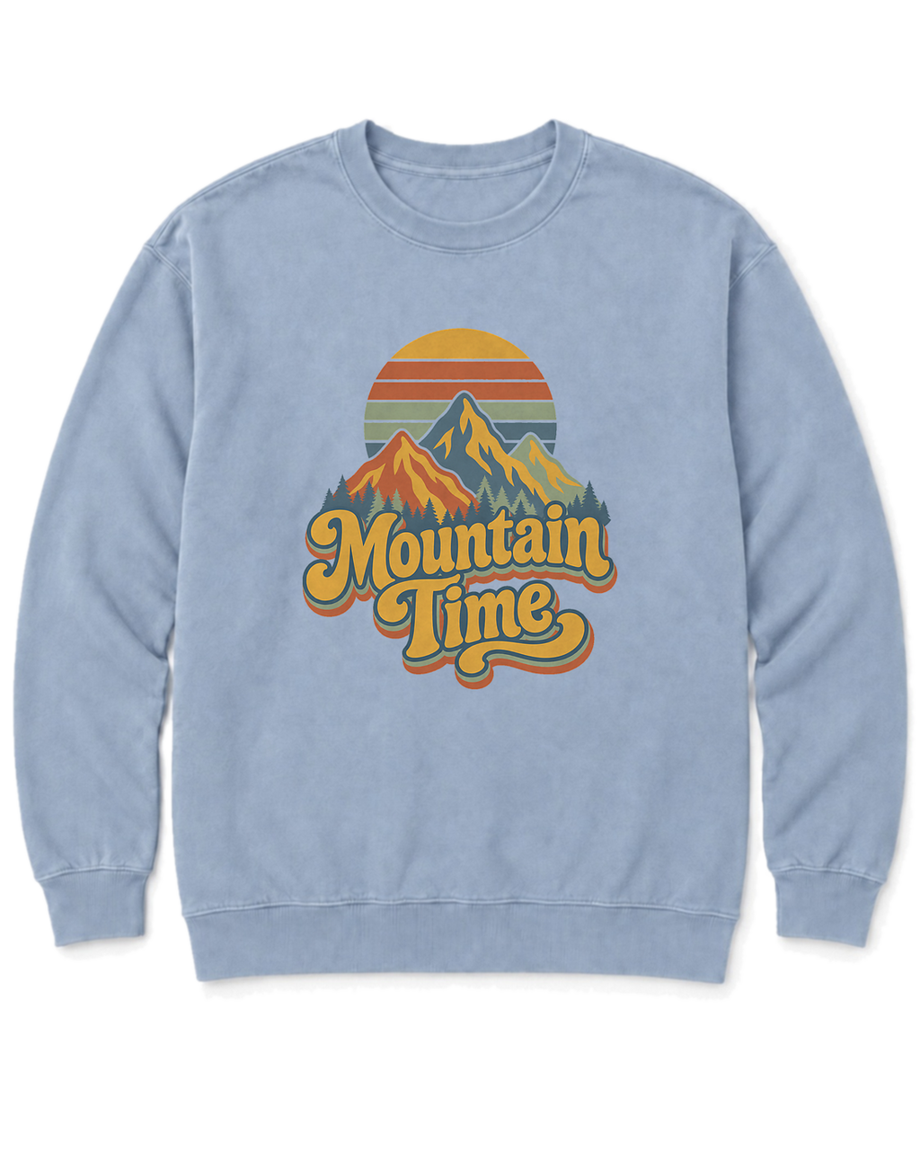 Mountain Time Sweatshirt - Chambray
