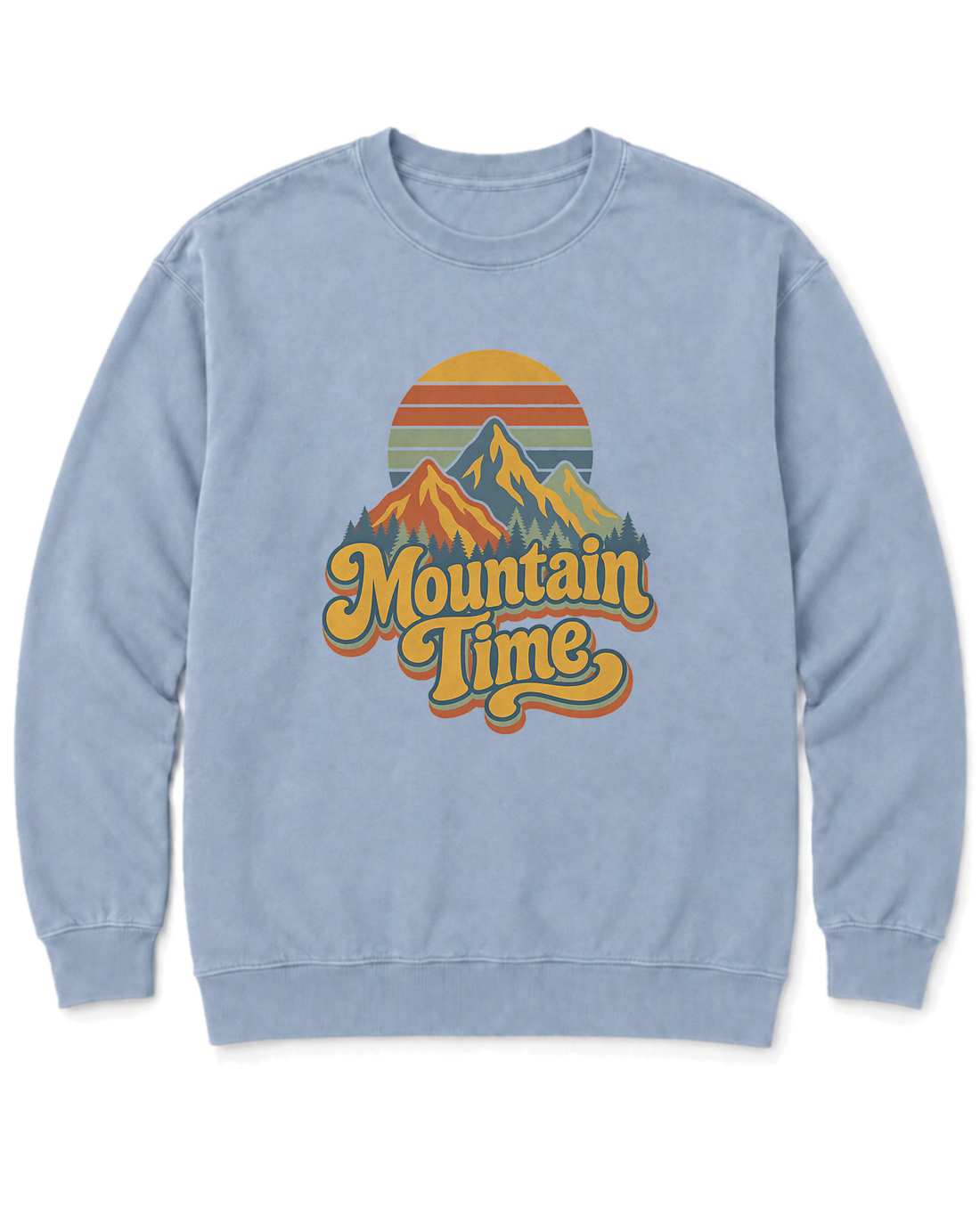 Mountain Time Sweatshirt - Chambray