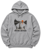 Good Dogs, Long Walks Hoodie - Sport Grey