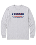 I Peaked at the Trailhead Long Sleeve Shirt - Ash