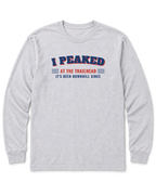 I Peaked at the Trailhead Long Sleeve Shirt - Ash