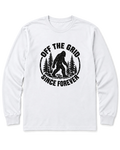 Off the Grid Since Forever Long Sleeve Shirt - White