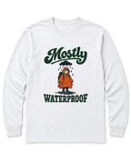 Mostly Waterproof Long Sleeve Shirt - White