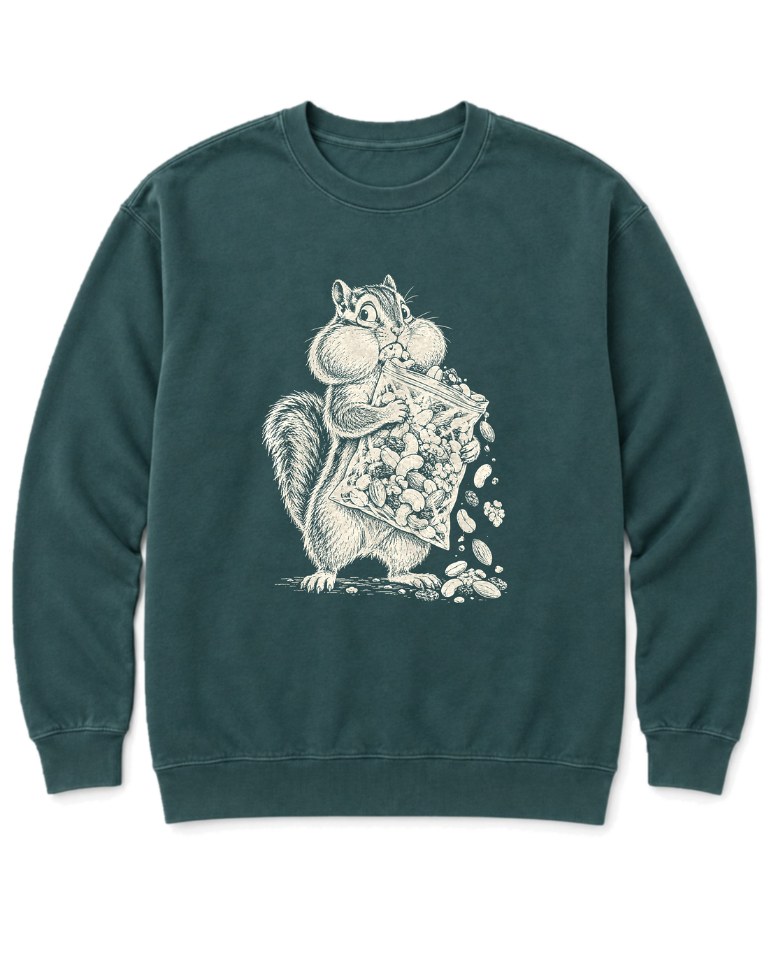 Trail Mix Bandit Sweatshirt - Blue Spruce