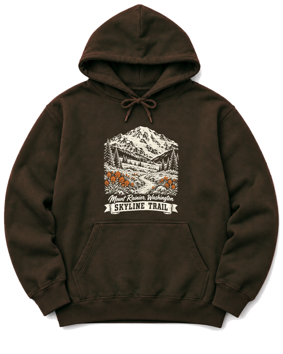 Skyline Trail Hoodie - Dark Chocolate