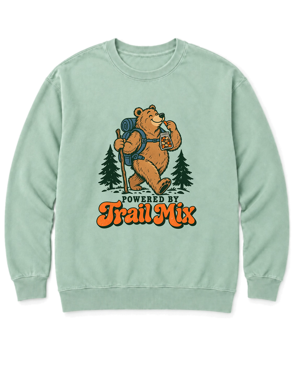 Powered by Trail Mix Sweatshirt - Chalky Mint