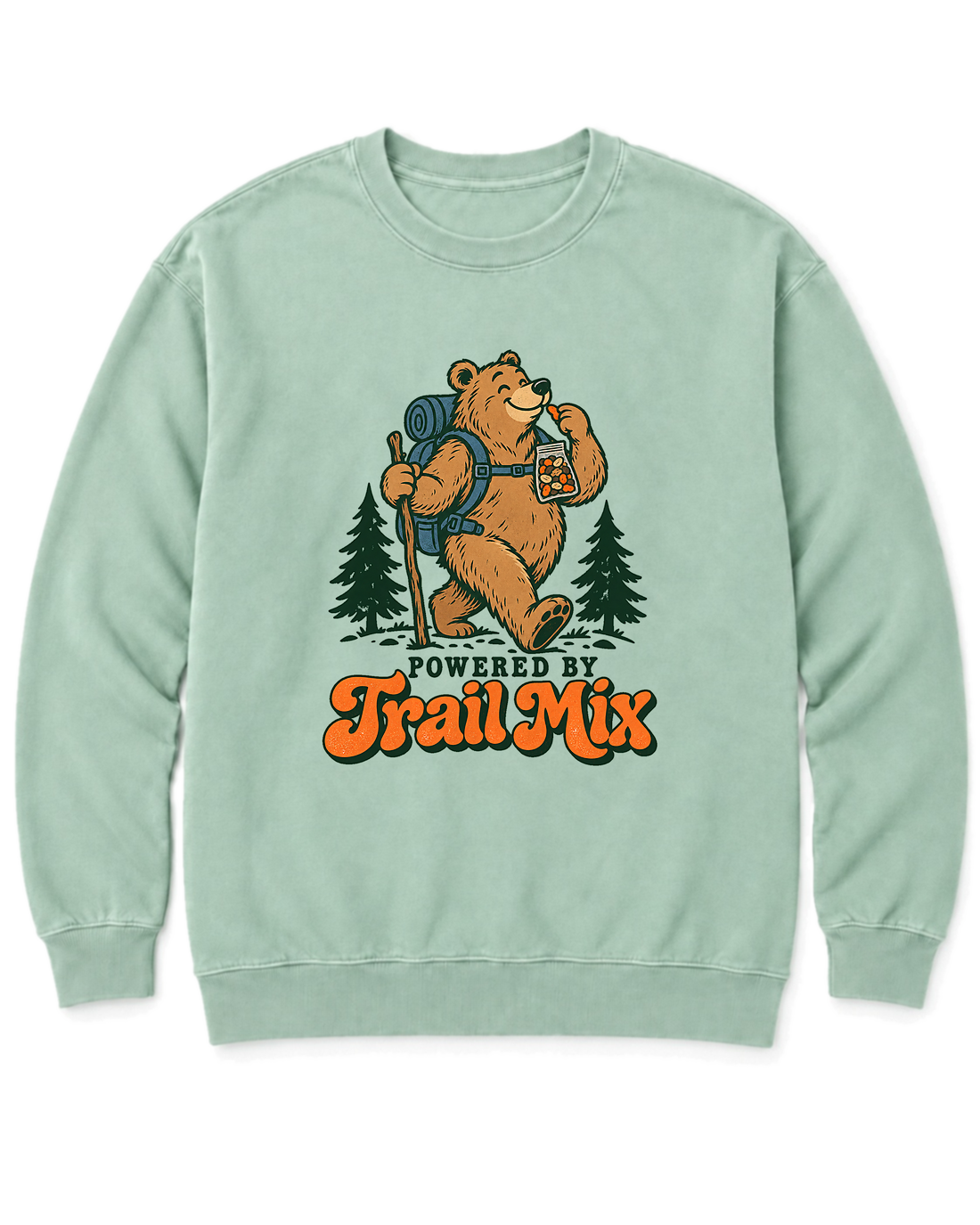 Powered by Trail Mix Sweatshirt - Chalky Mint