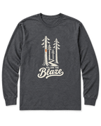 Follow the Blaze Long Sleeve Shirt - Dark Heather