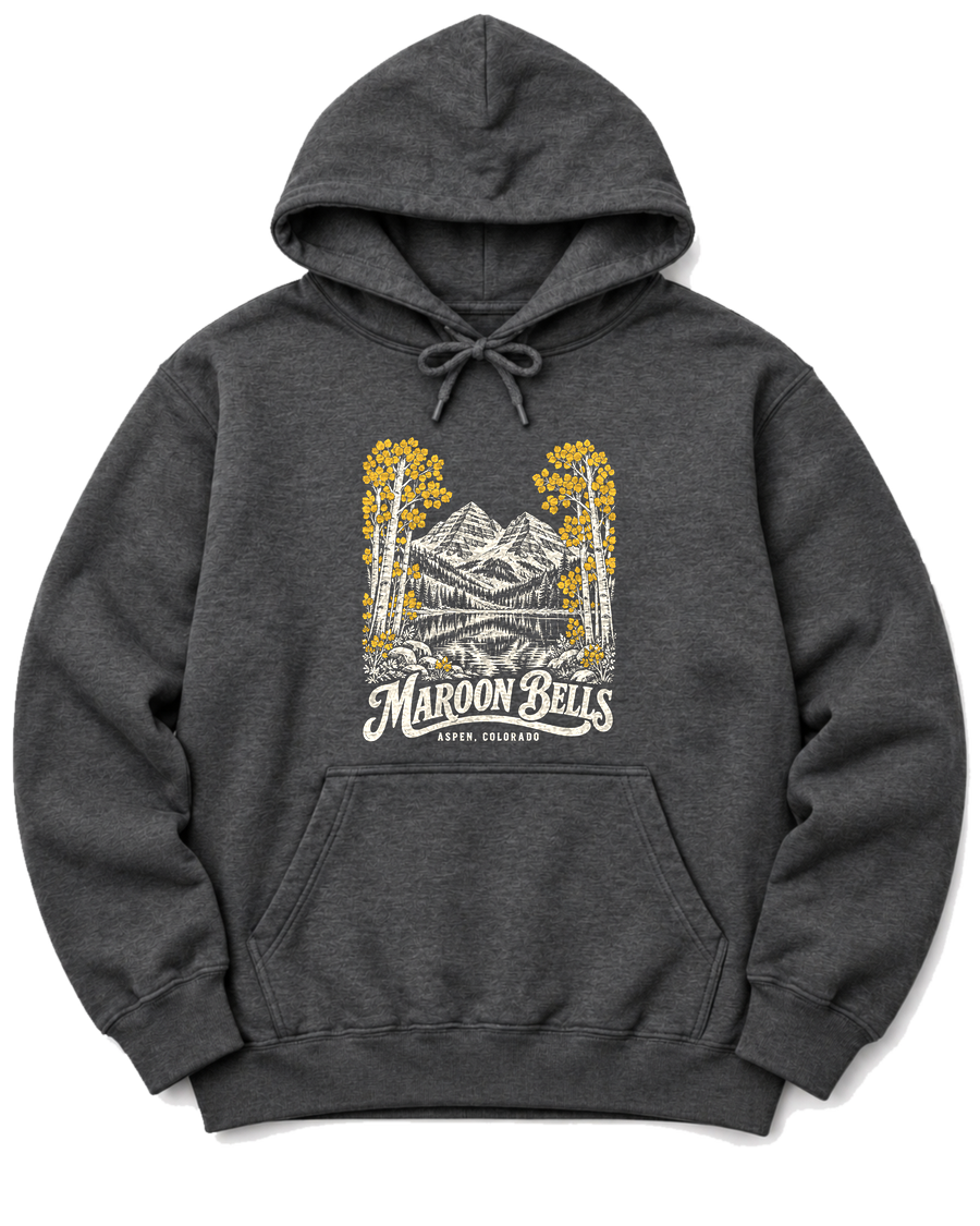 Maroon Bells Hoodie - Dark Heather